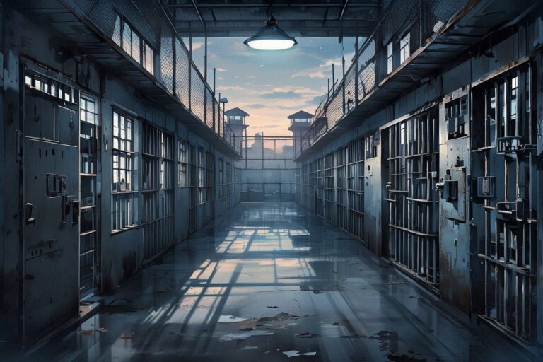 監獄・牢房・鉄格子のイラスト素材｜商用利用可