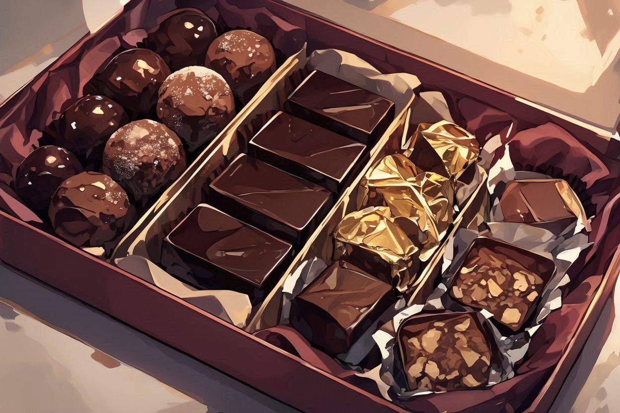 チョコレート・パッケージ・甘いのイラスト素材