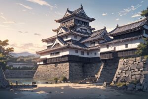 城・石垣・屋根のイラスト素材｜商用利用可