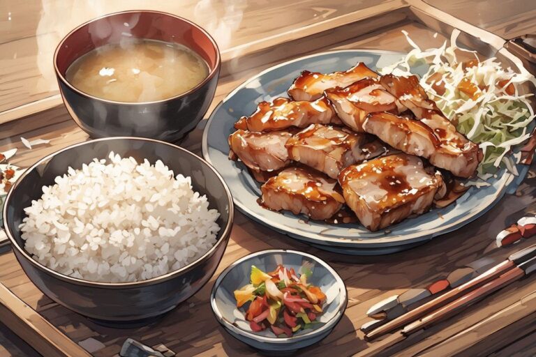 和食・朝食・焼き肉のイラスト素材｜商用利用可